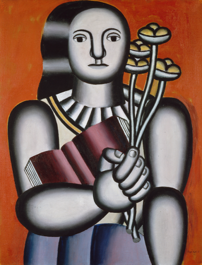 Fernand Leger, Donna con mazzo di fiori, 1924 @Fernand Leger @Philp Bernard